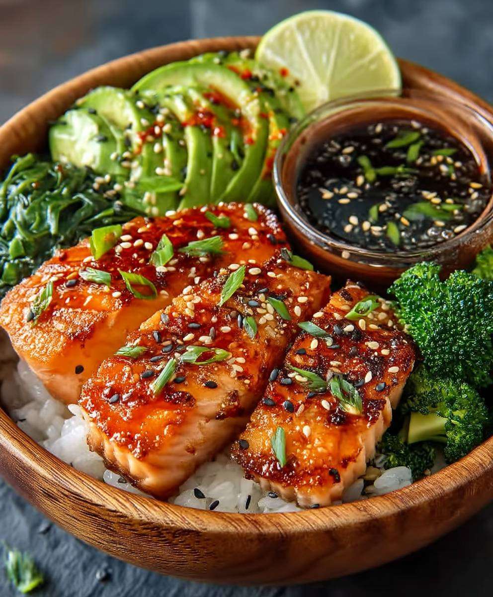 Knusprige Lachs Bowls
