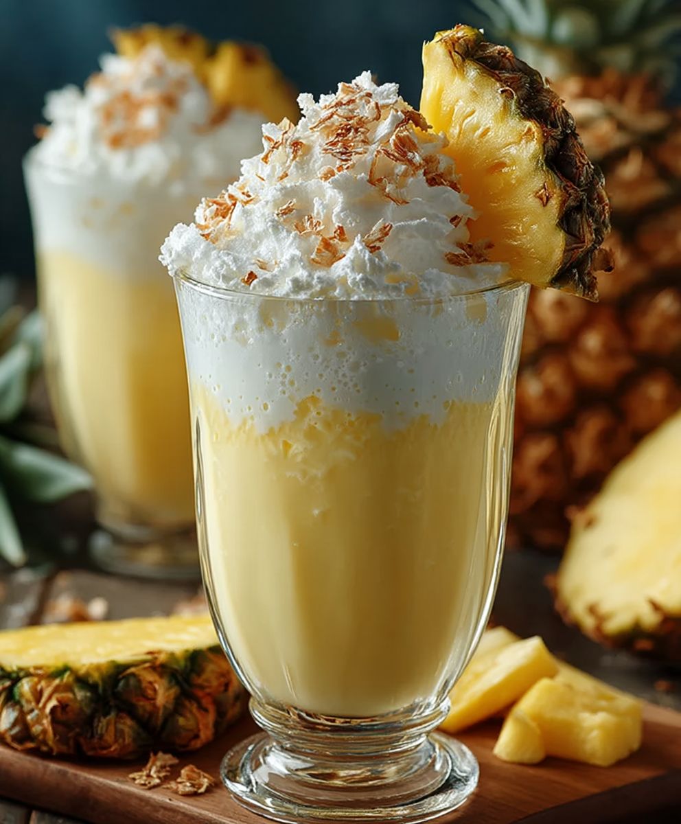 Pina Colada Milchshake selber machen