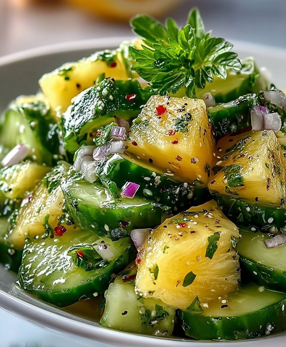 Ananas Gurken Salat