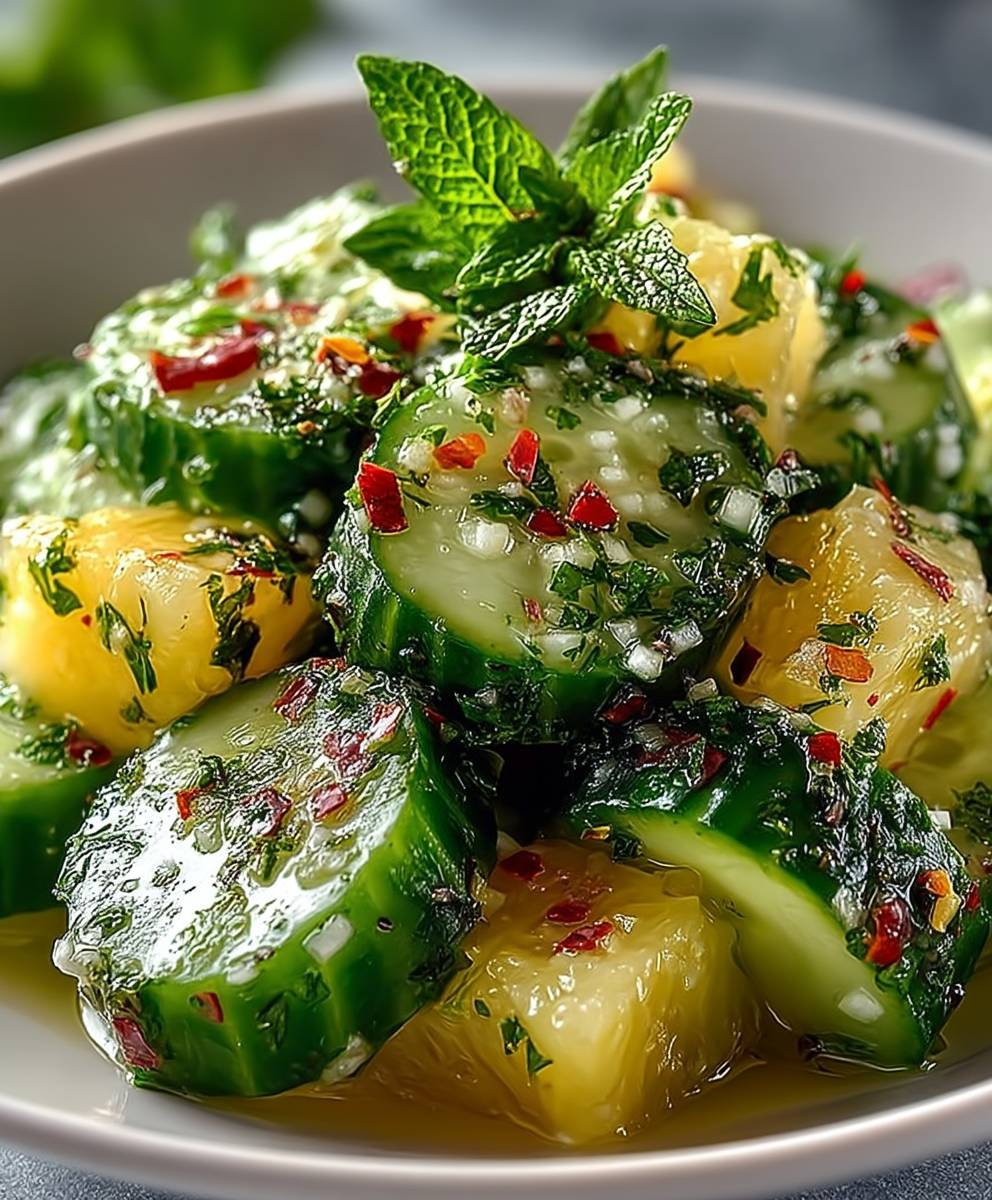 Ananas Gurken Salat
