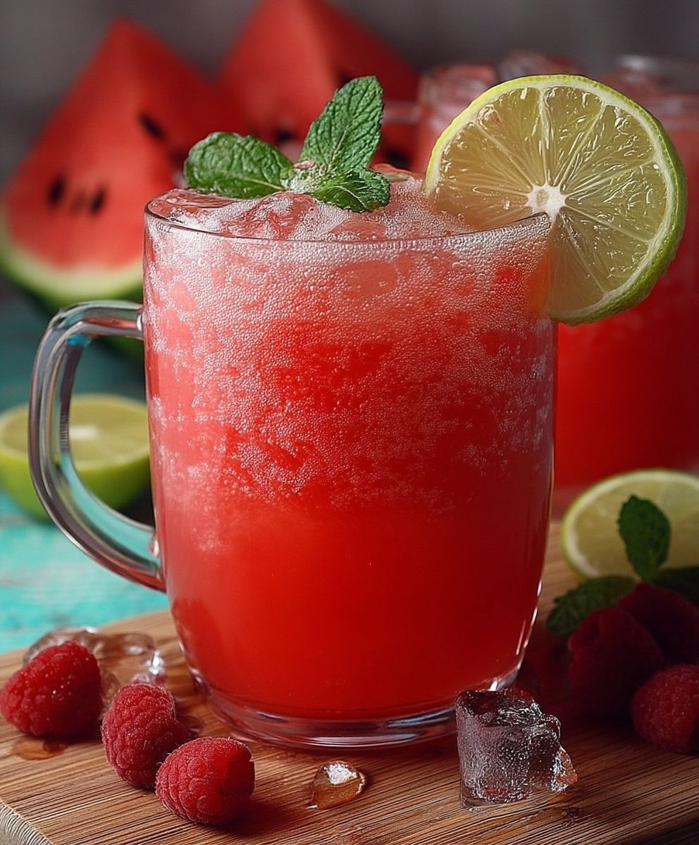 Wassermelonen Limonade selber machen