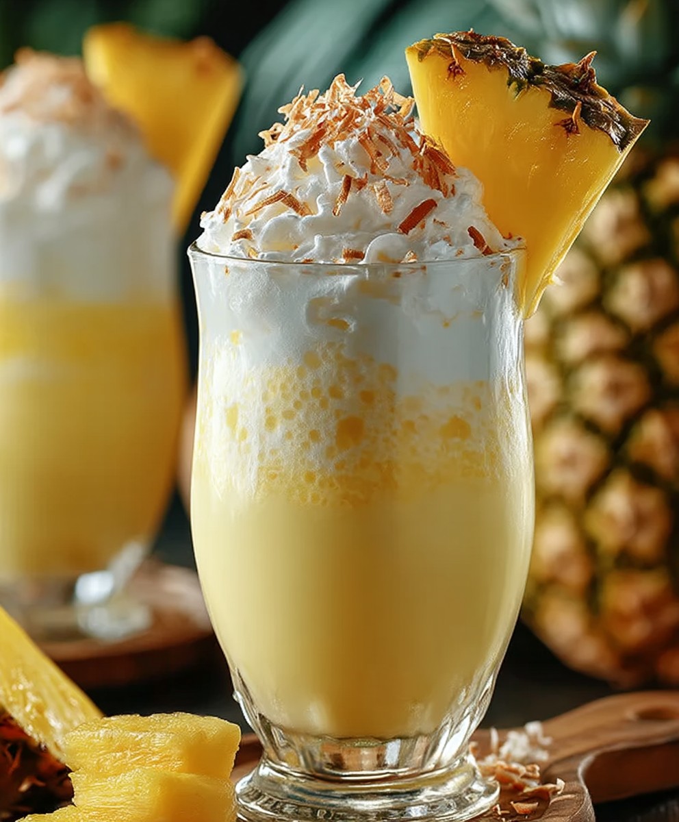 Pina Colada Milchshake selber machen