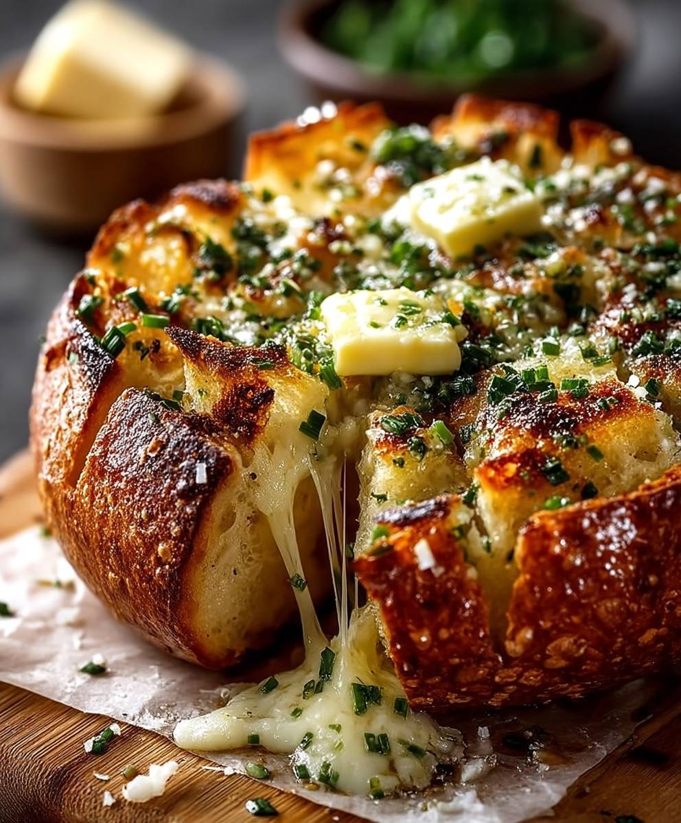 Käse Knoblauch Brot einfach