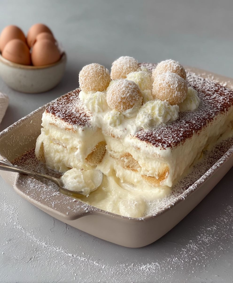 Raffaello Tiramisu ohne Backen