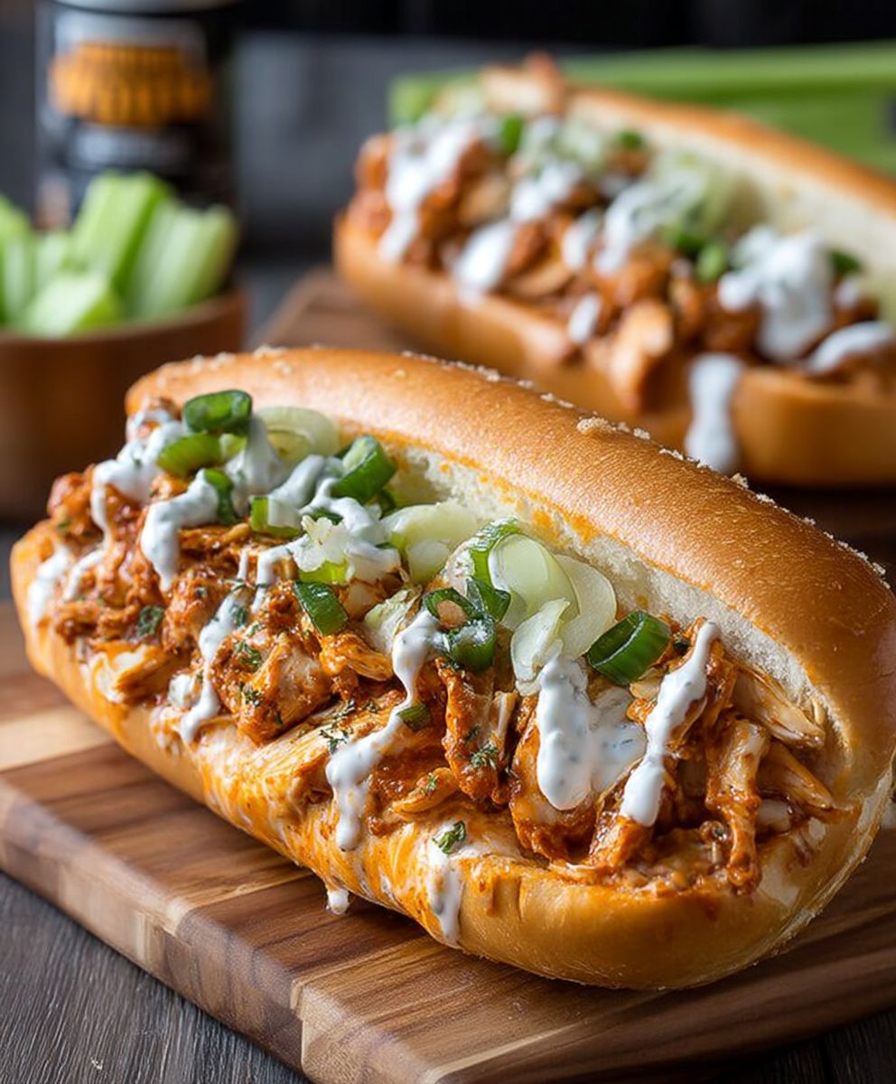 Buffalo Chicken Cheesesteak Selber Machen