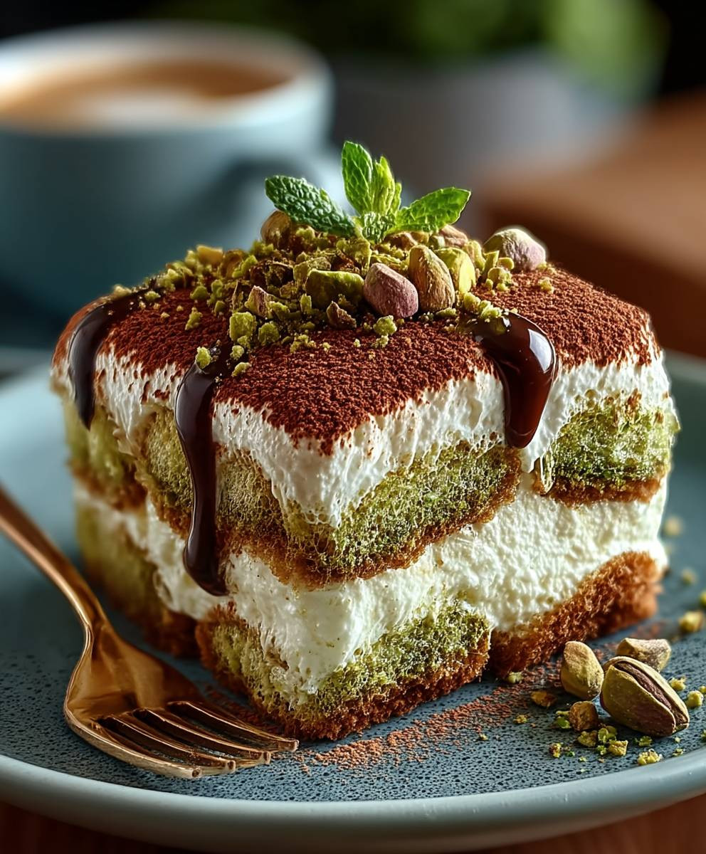 Pistazien Tiramisu einfach zubereiten