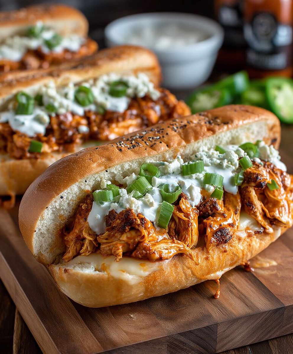 Buffalo Chicken Cheesesteak Selber Machen
