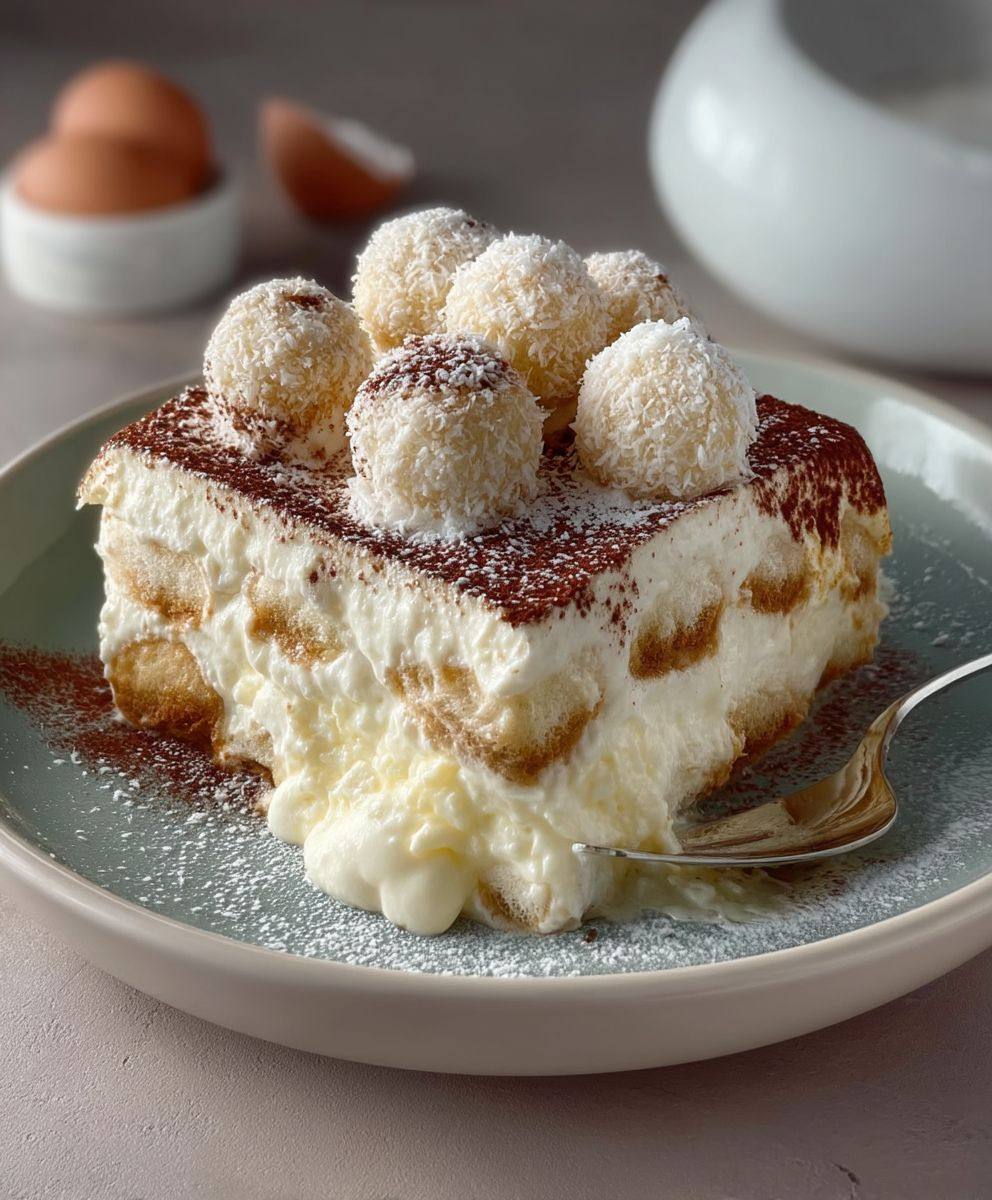 Raffaello Tiramisu ohne Backen