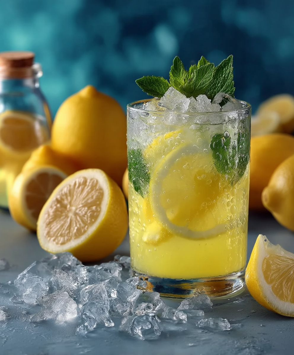 Zitronenlimonade selber machen