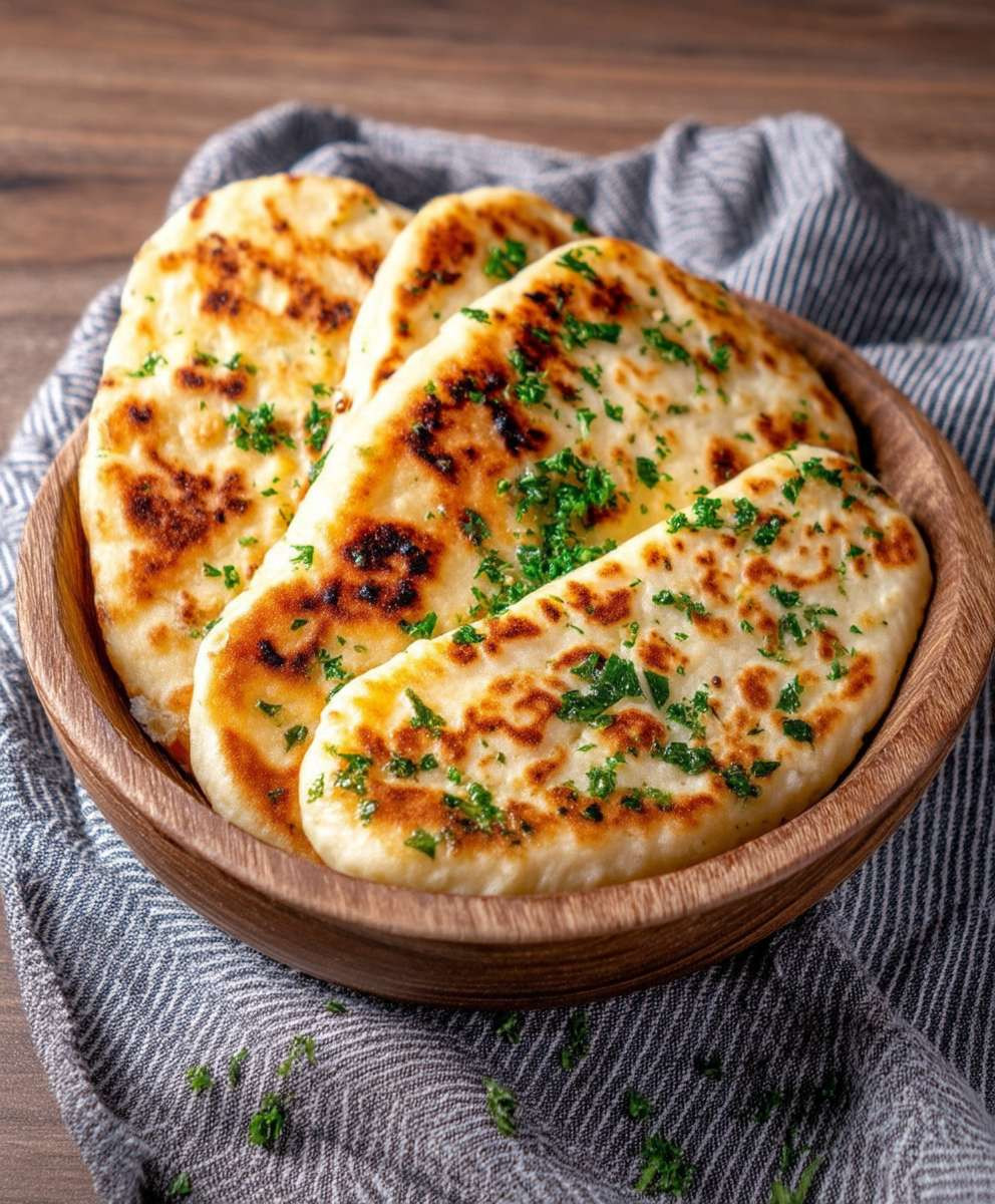 Pfannenbrot ohne Hefe Joghurt