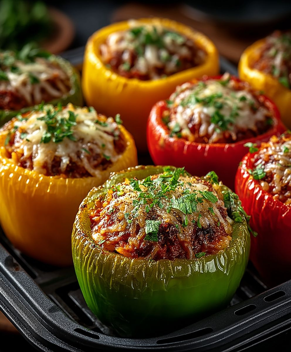 Gefüllte Paprika Airfryer