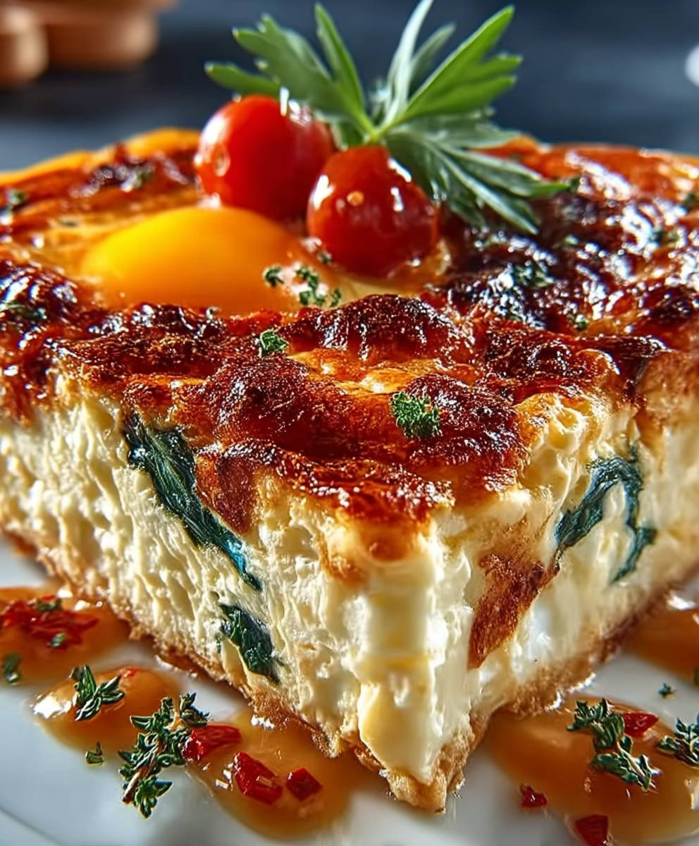 Hüttenkäse Auflauf proteinreich