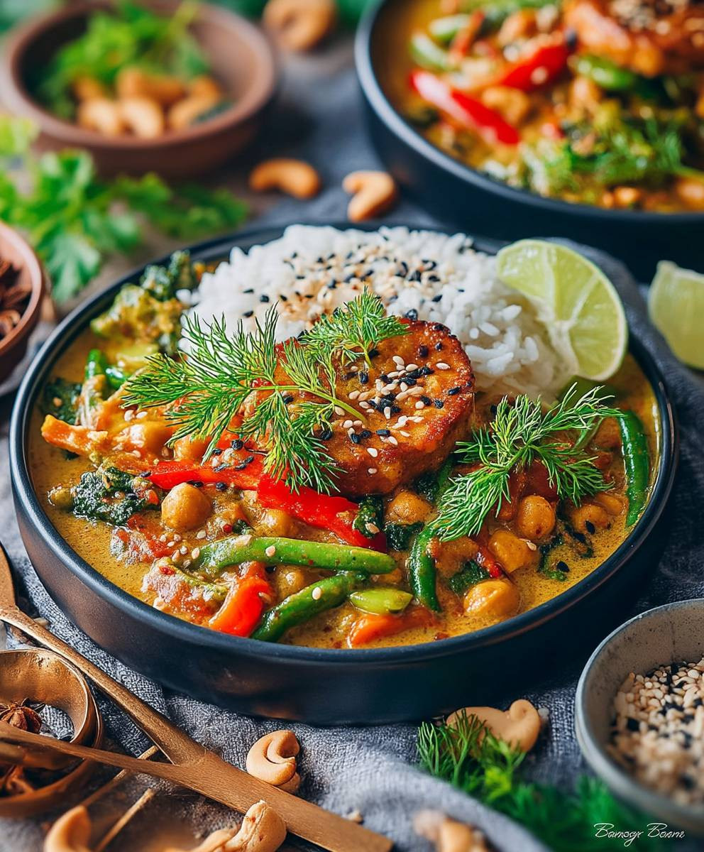 Erdnuss Curry vegan einfach