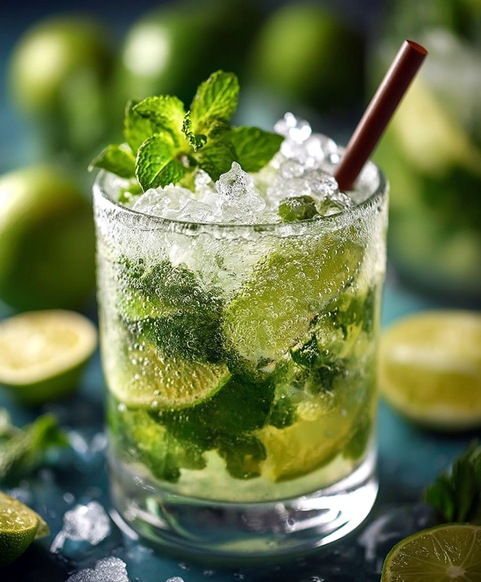 Alkoholfreier Mojito Cocktail