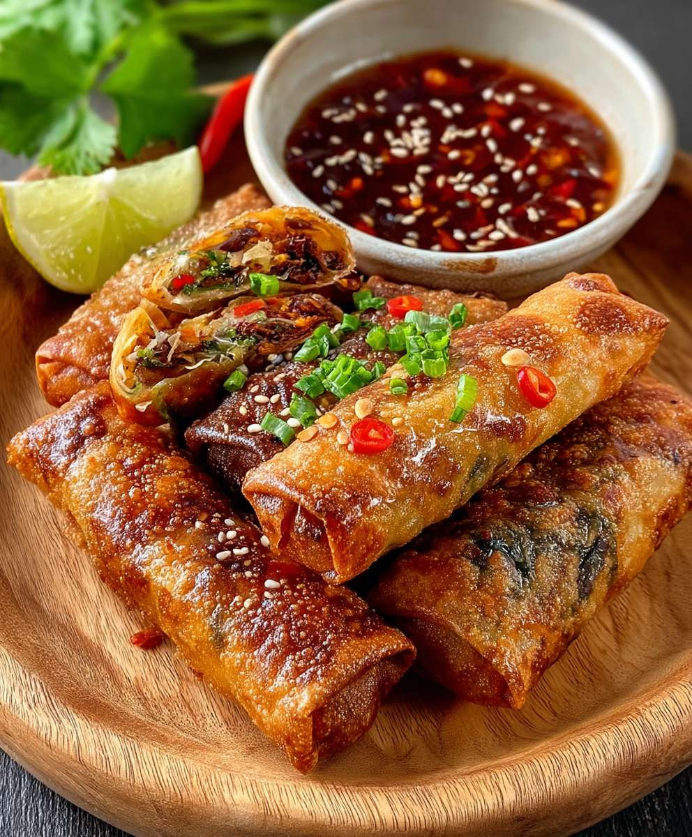 Airfryer Frühlingsrollen knusprig