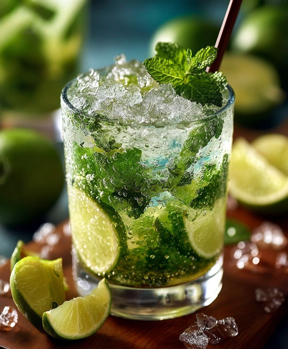 Alkoholfreier Mojito Cocktail