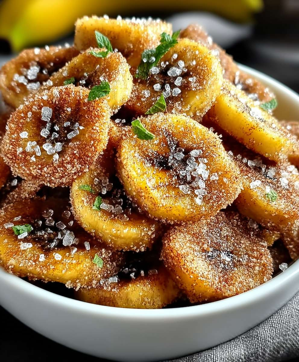 Luftfritteuse Zimt Banane