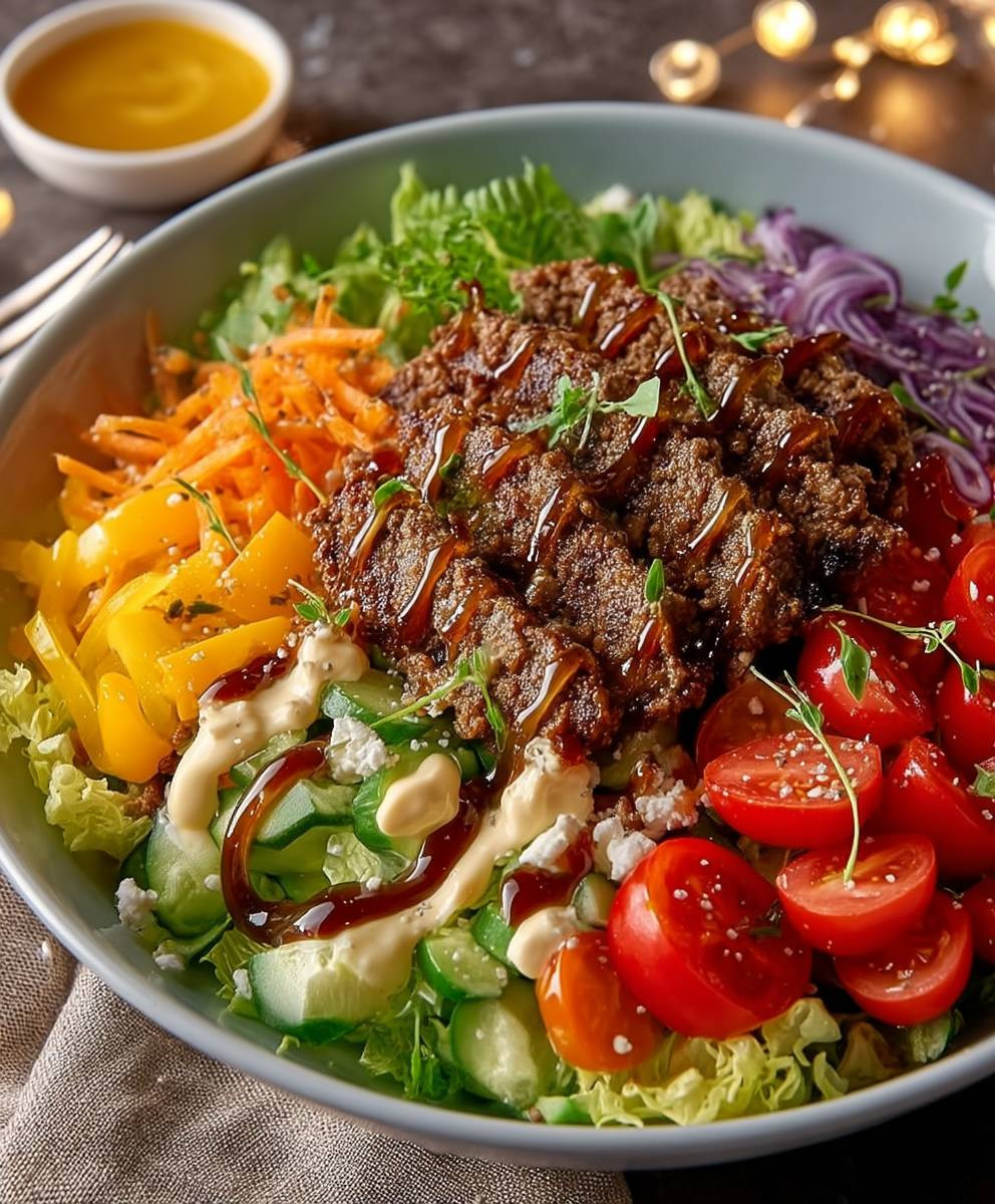 Big Mac Salat selber machen