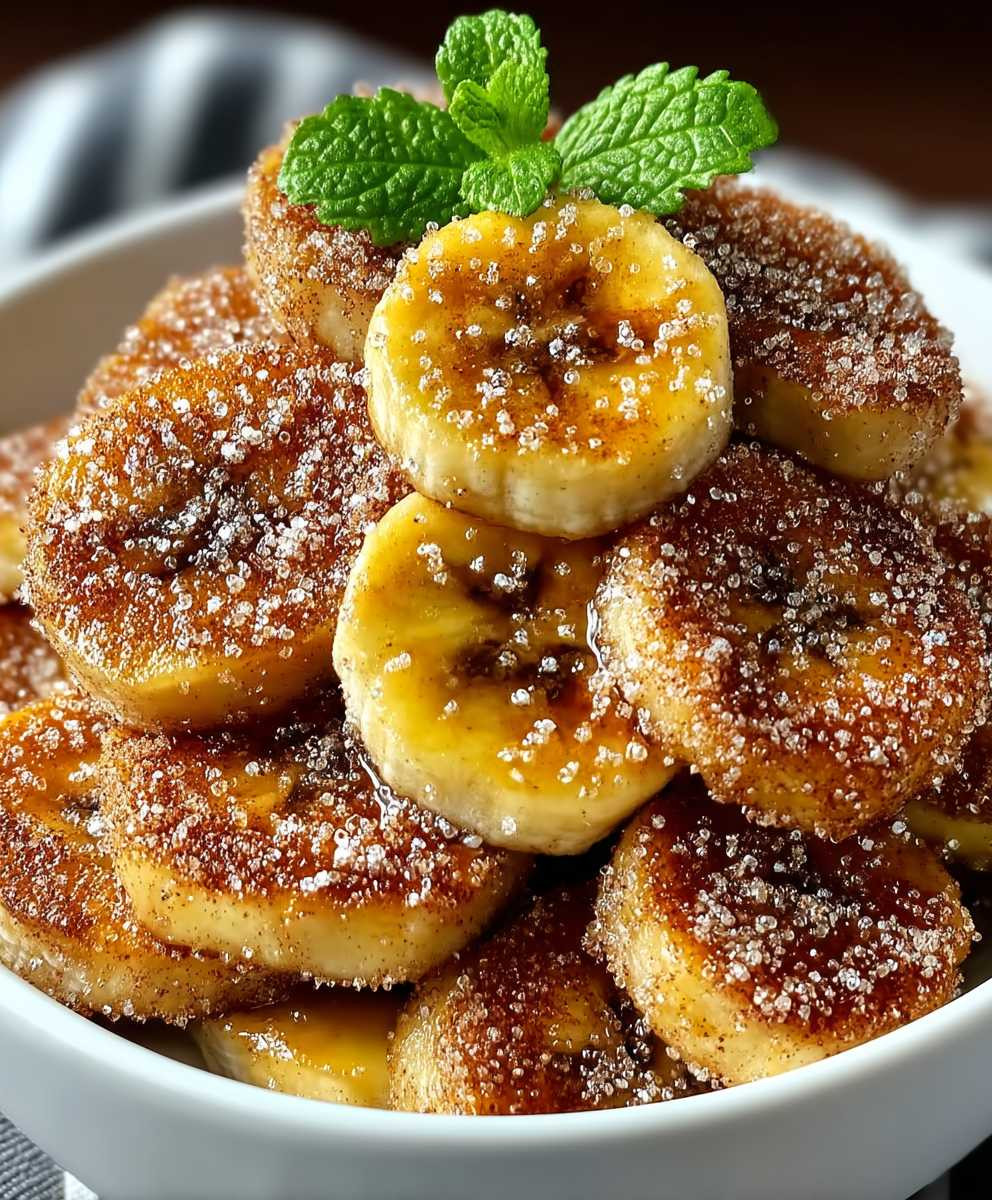 Luftfritteuse Zimt Banane