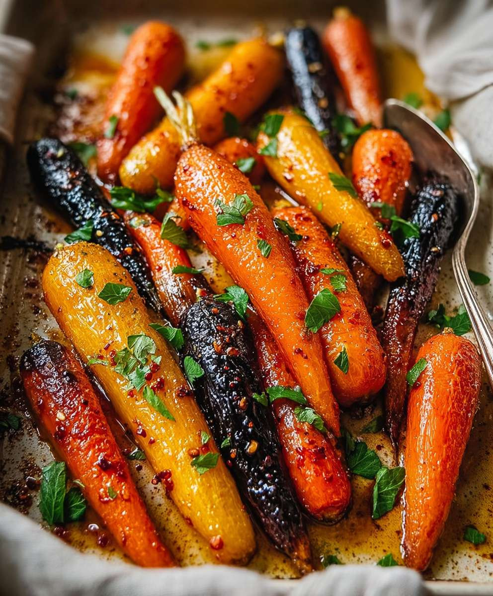 Miso Karotten geröstet