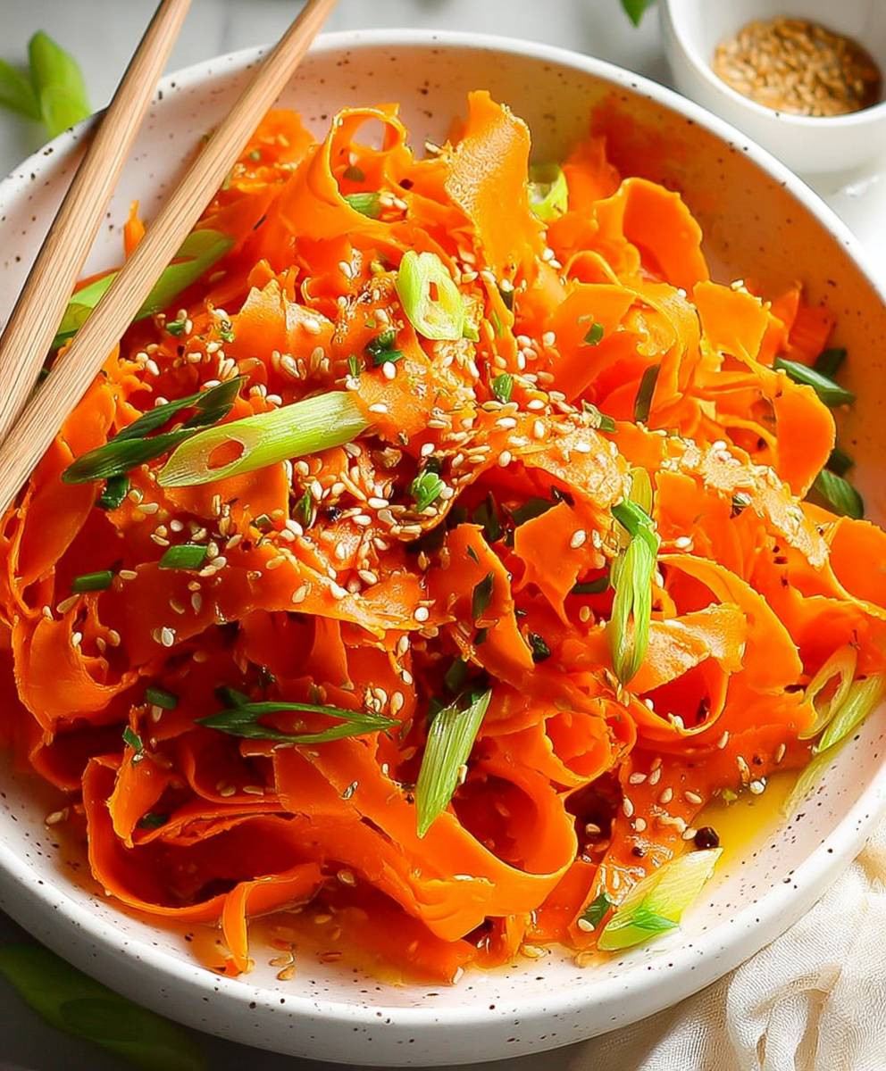 Asiatischer Karotten Salat einfach