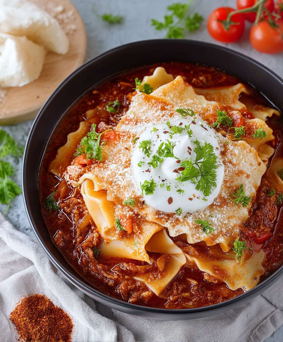 Lasagne Suppe einfach schnell