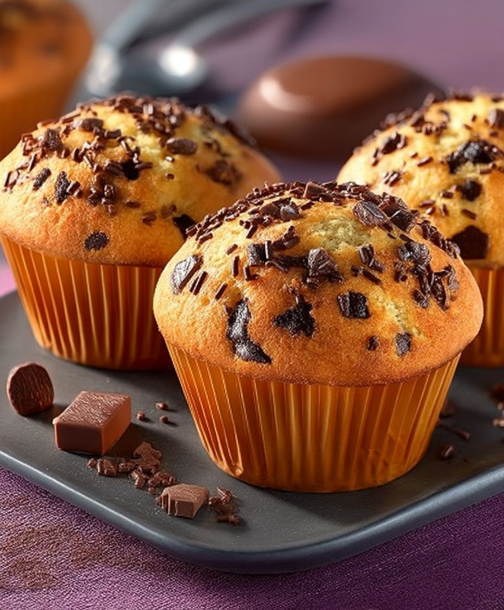 Schokostückchen Muffins backen