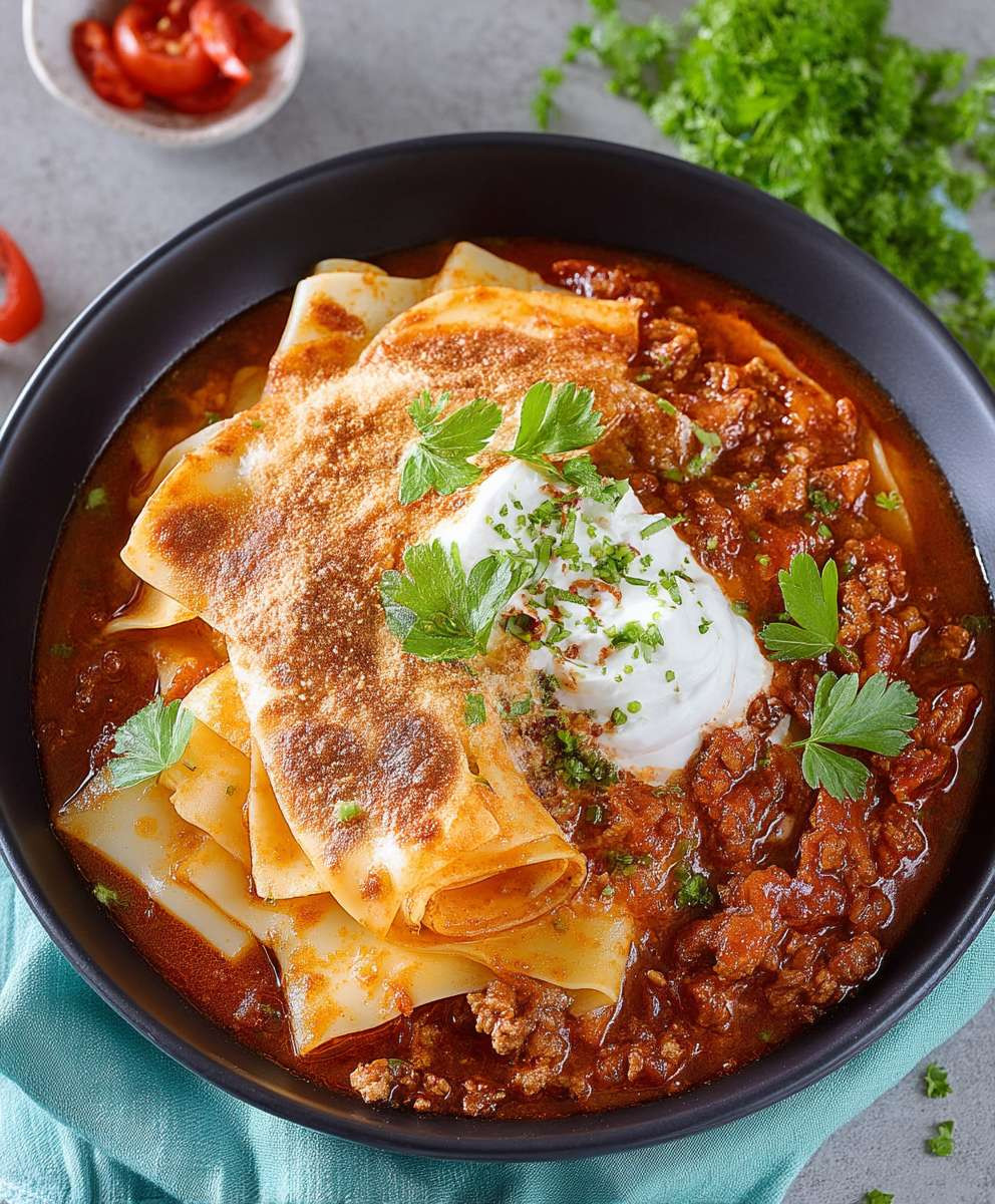 Lasagne Suppe einfach schnell