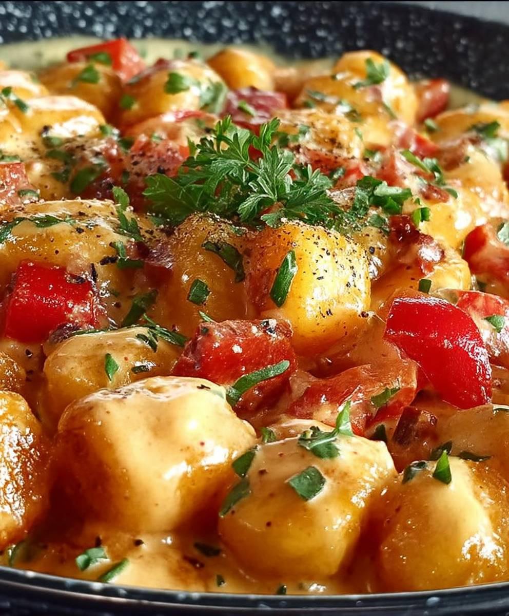 Gnocchi Paprika Rahm Sauce