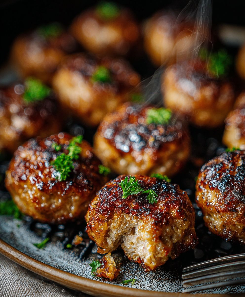 Frikadellen Heißluftfritteuse einfach zubereiten