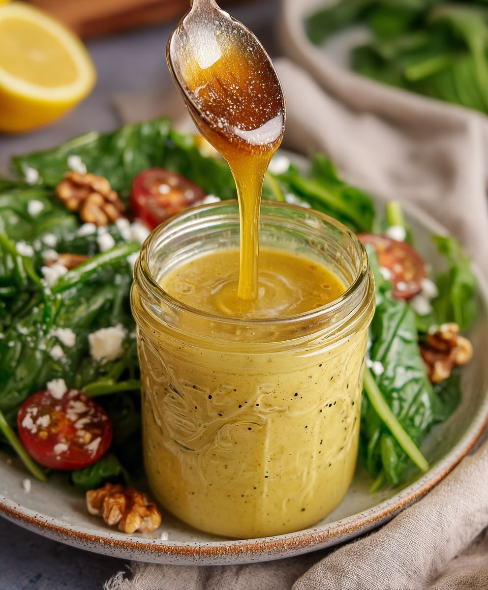 Honig Zitronen Vinaigrette Dressing