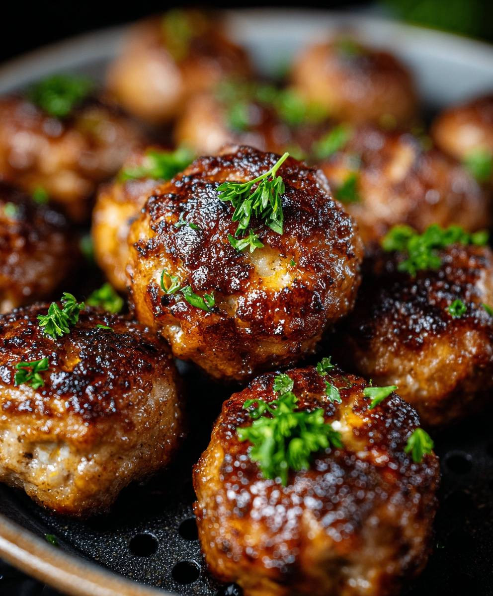 Frikadellen Heißluftfritteuse einfach zubereiten