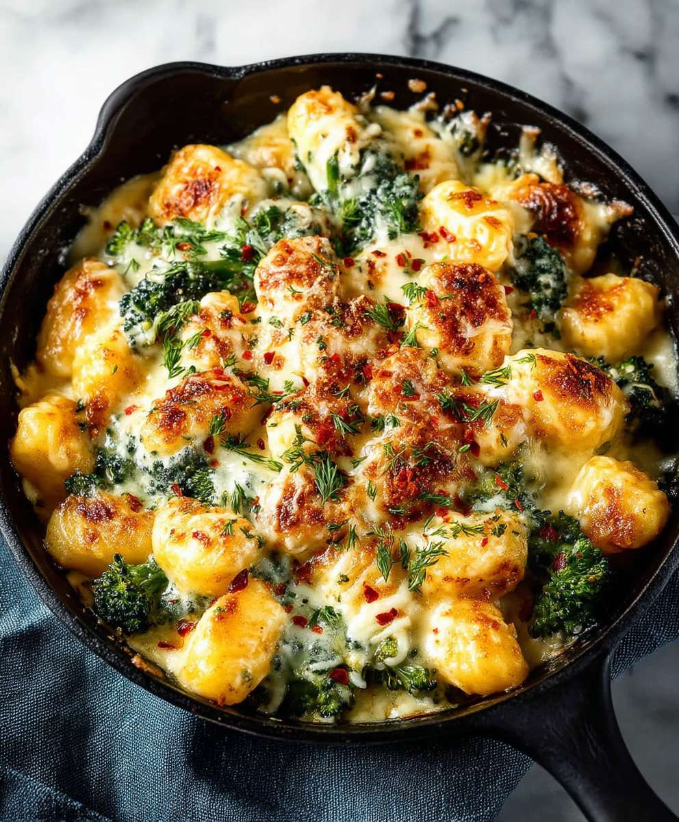 Brokkoli Gnocchi schnelles Abendessen