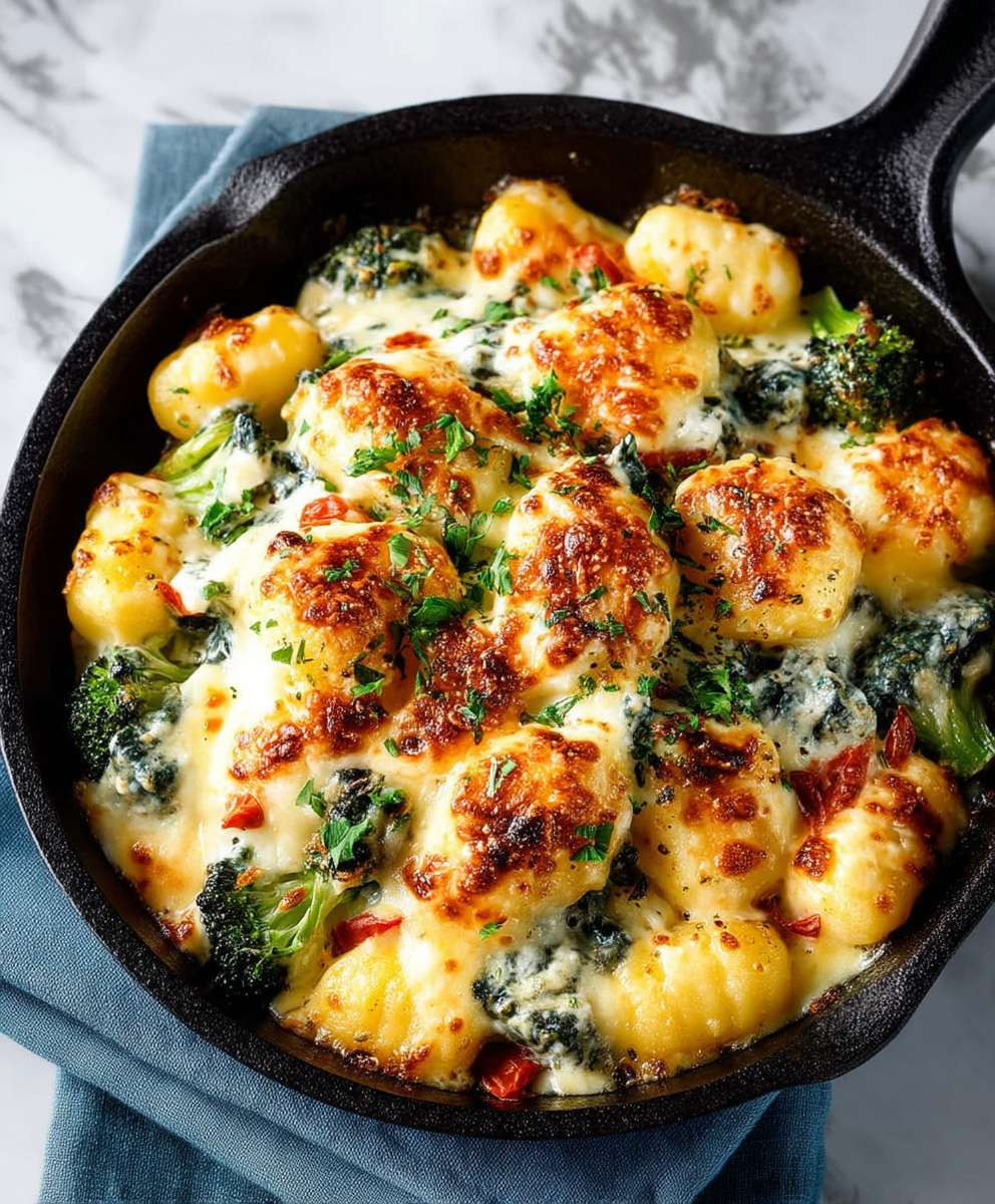 Brokkoli Gnocchi schnelles Abendessen
