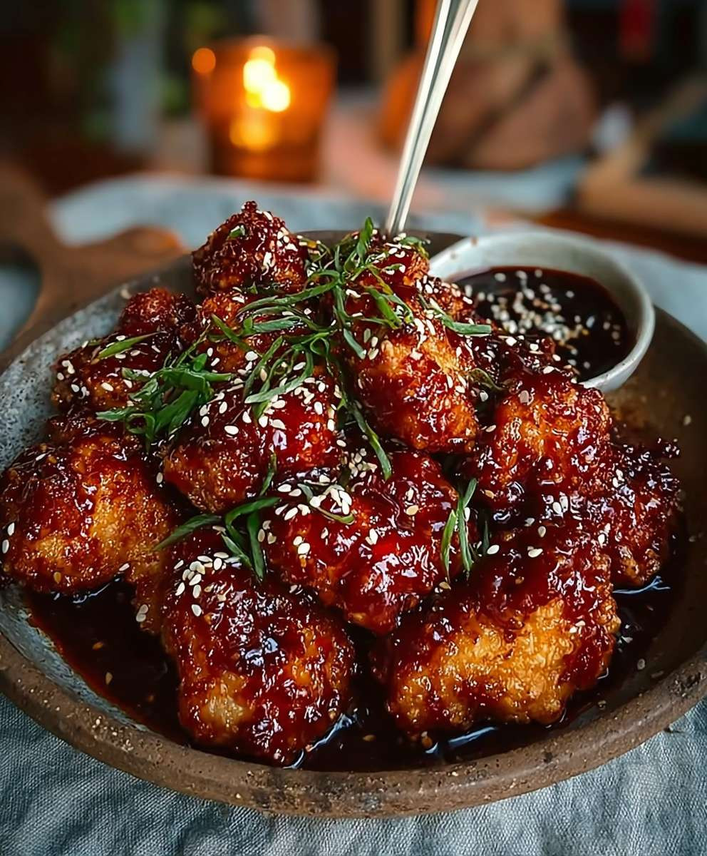 Koreanisches frittiertes Hähnchen