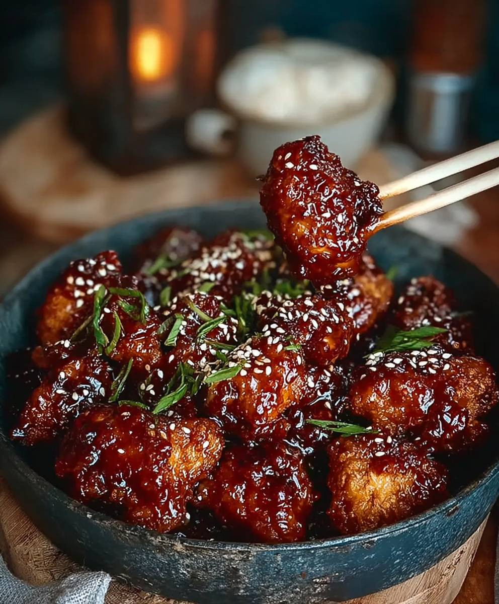 Koreanisches frittiertes Hähnchen