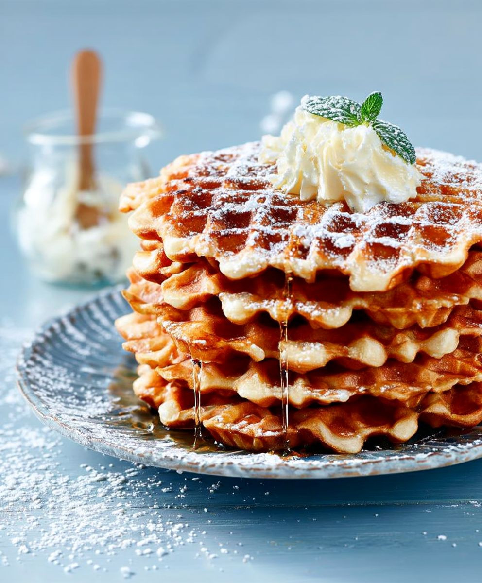Quarkwaffeln einfach backen