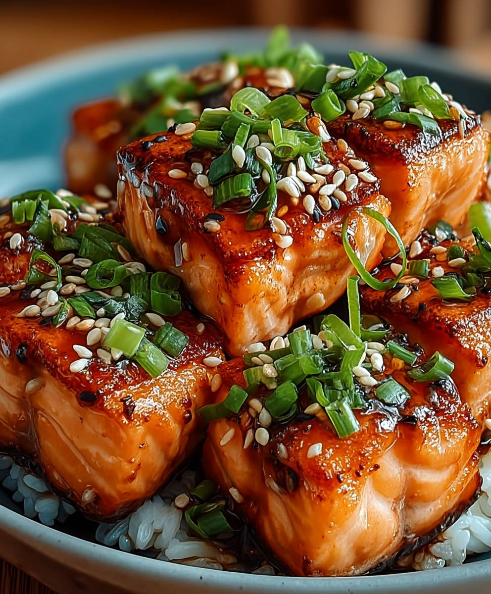 Honig Knoblauch Lachs Häppchen