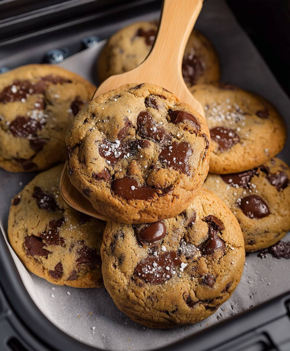 Air Fryer Schoko Cookies