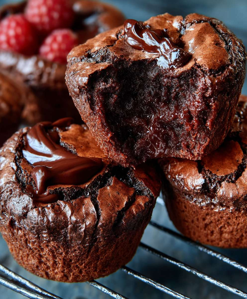 Brownie Muffins backen