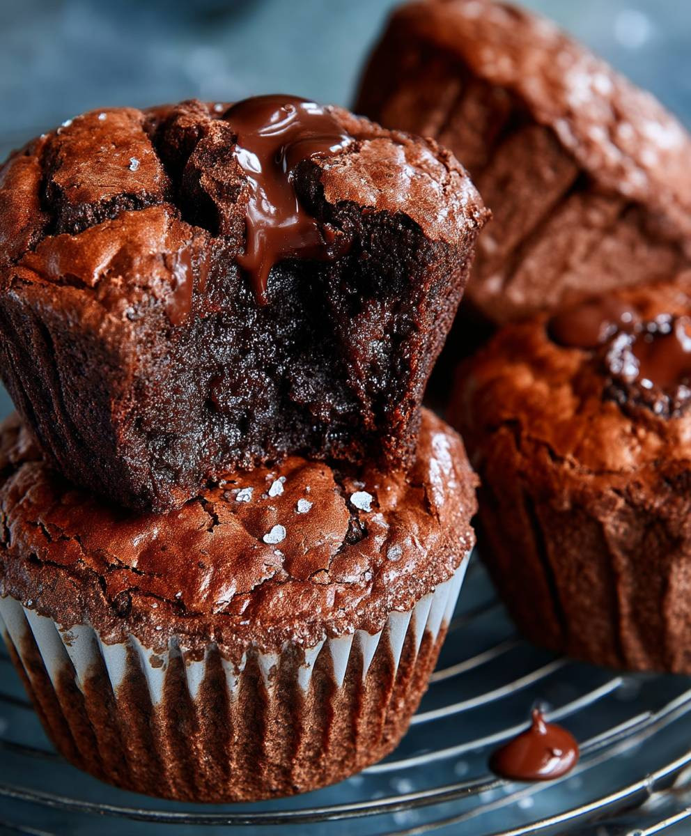 Brownie Muffins backen