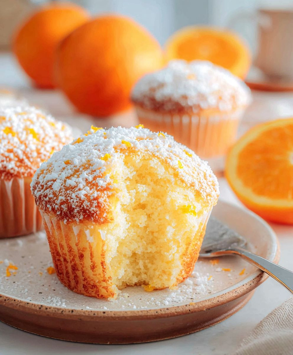 Saftige Orangen Muffins backen
