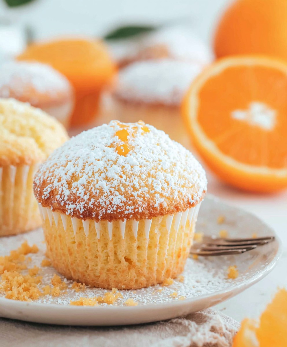 Saftige Orangen Muffins backen