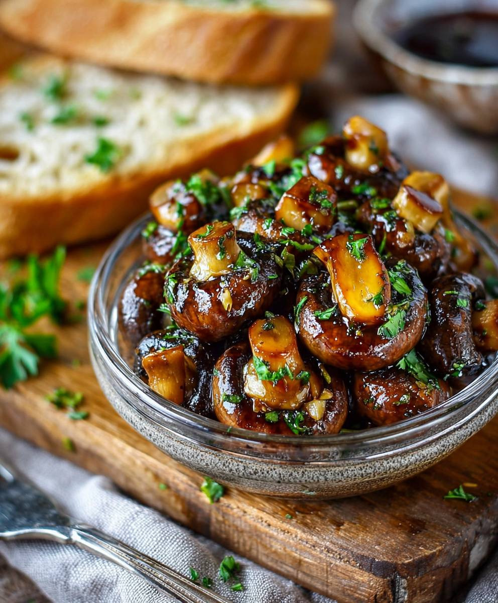Marinierte Champignons einfach zubereiten