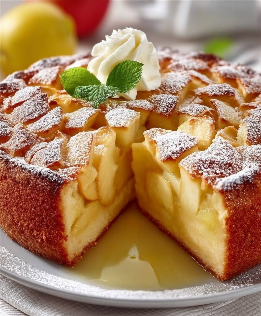 Apfelkuchen saftig backen
