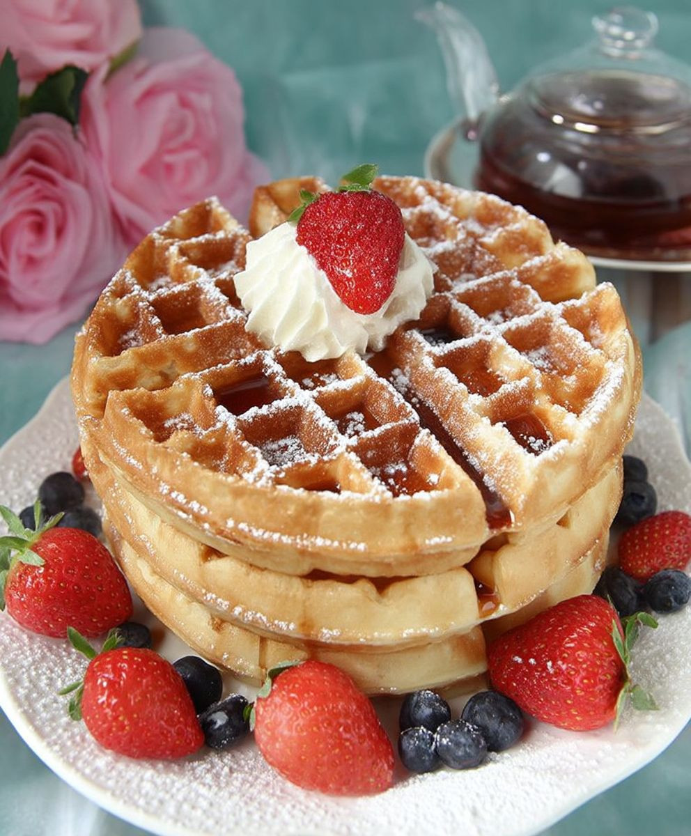 Buttermilch Waffeln einfach selber machen