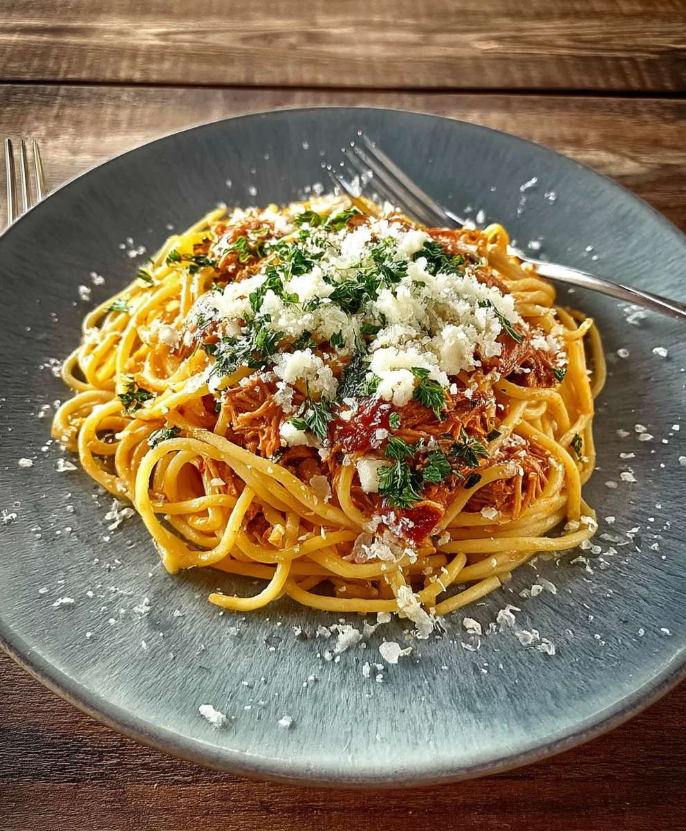Thunfisch Tomatensoße Spaghetti
