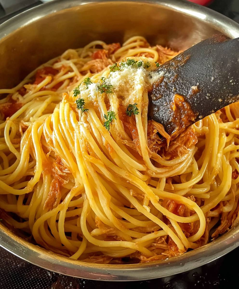 Thunfisch Tomatensoße Spaghetti