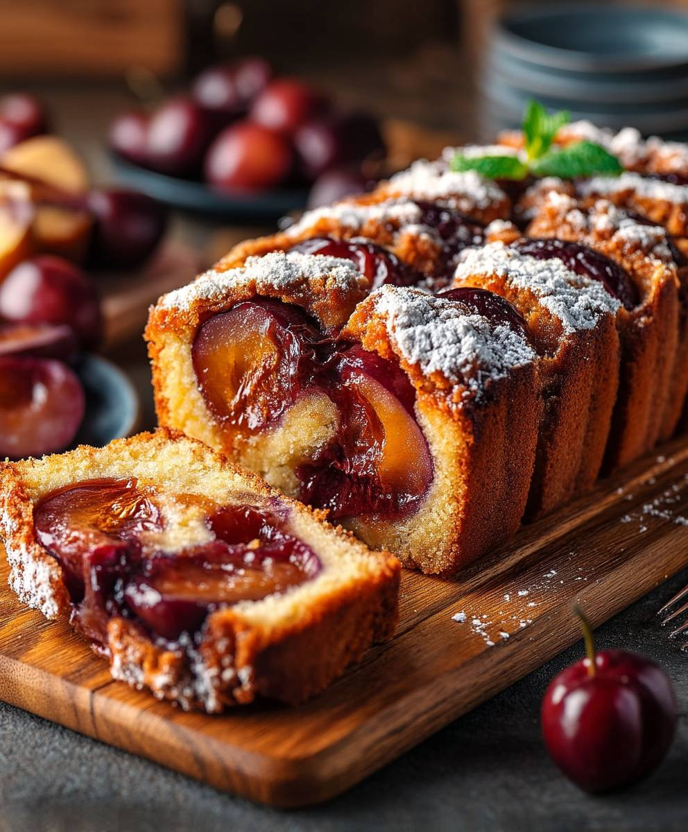 Pflaumenkuchen Kastenform schnell zubereitet