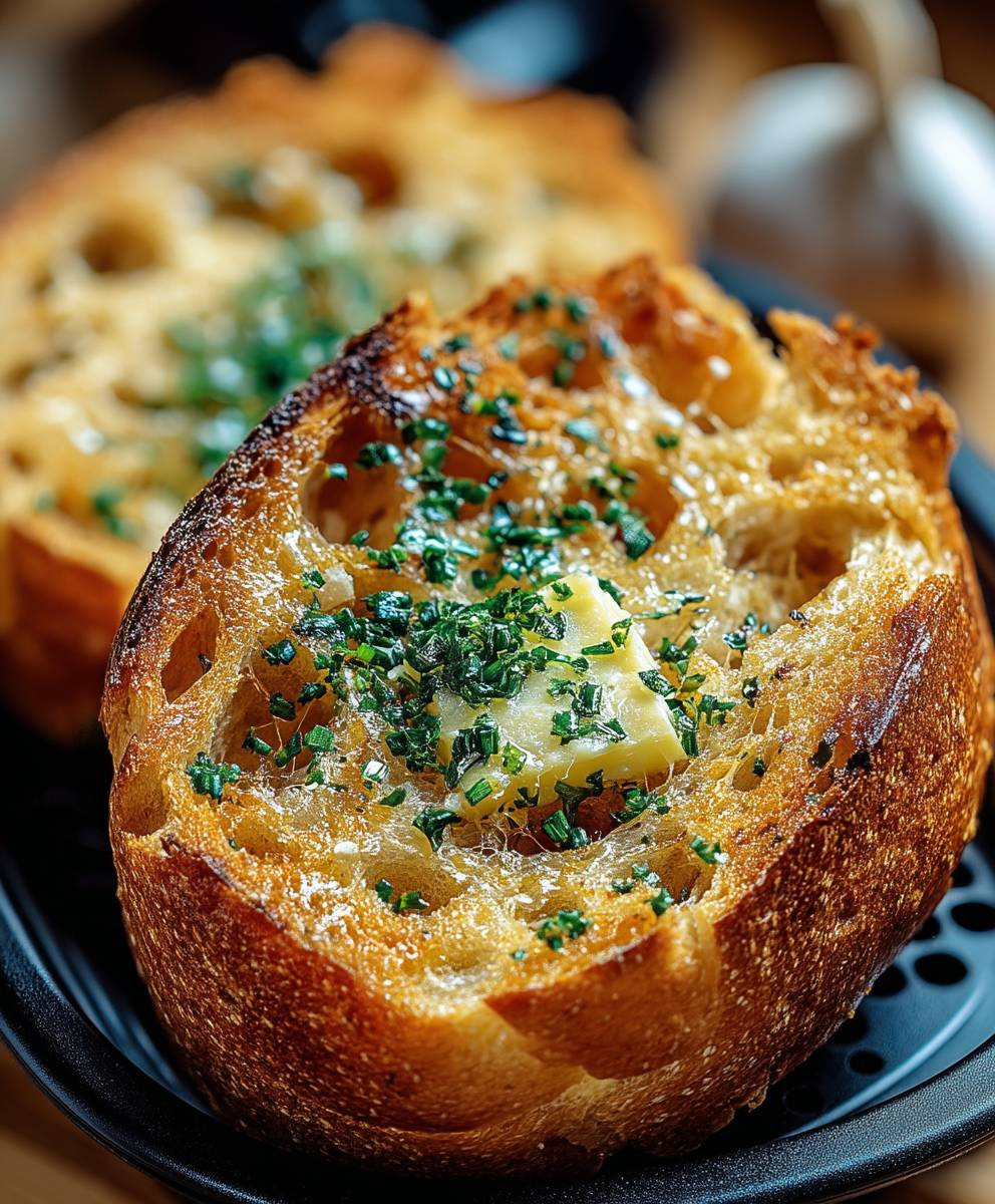 Airfryer Knoblauchbrot einfach zubereiten